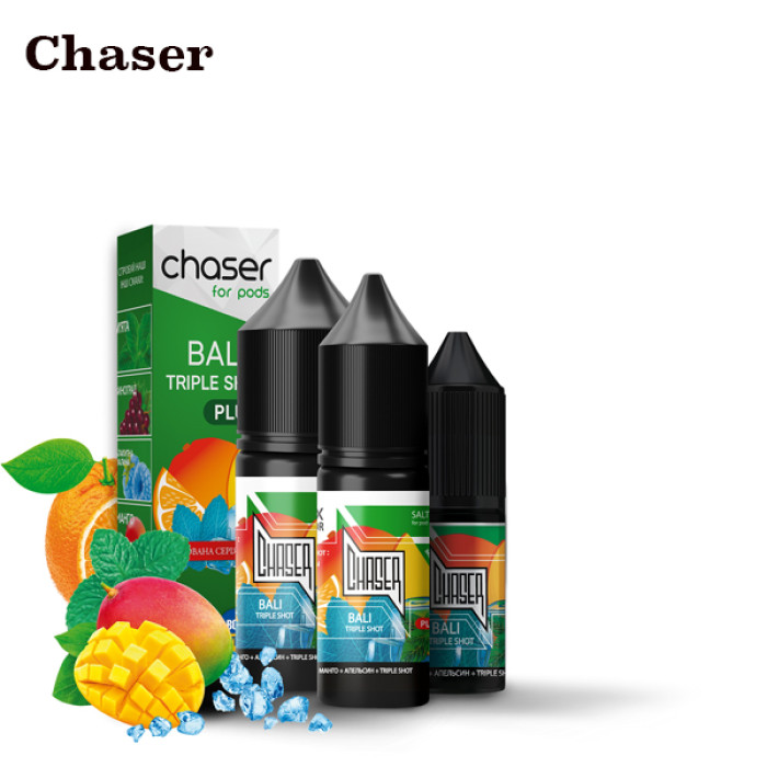 Рідина для Pod-систем Chaser Plus 10 мл Балі Тріпл Шот (Bali Triple Shot)