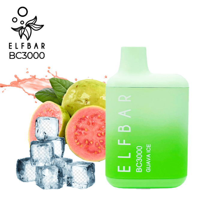 Disposable electronic cigarette Elf Bar Guava Ice - BC3000 puffs  