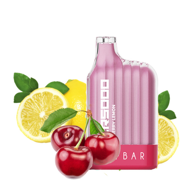 Disposable electronic cigarette Elf Bar Cherry Lemon - 5000 puffs (Crystal)