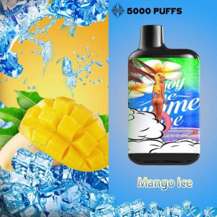 Disposable electronic cigarette VastFog Mango Ice - 5000 puffs